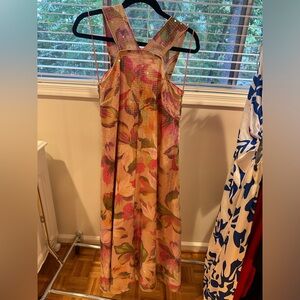 NWT Ciebon Chaka Printed Sequin Halter Dress